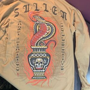 SULLEN LONGSLEEVE SHIRT WITH SNAKE SIZE L